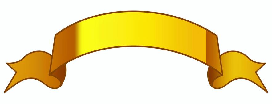 リボン・装飾パーツ・ゴールド 装飾品,リボン,アイコン,パーツ,装飾,飾り,豪華,フレーム,ゴールド,高見えのイラスト素材