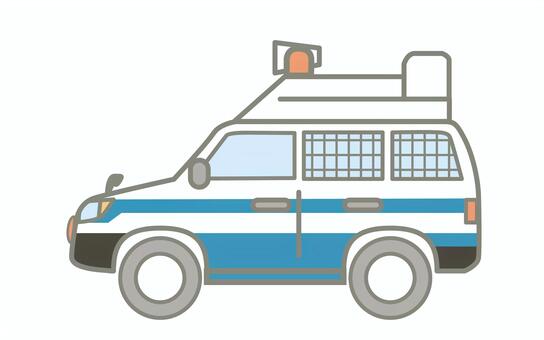 機動隊の車両のアイコン 警察,機動隊,指揮車,四輪駆動,緊急車両,アイコン,イラストのイラスト素材