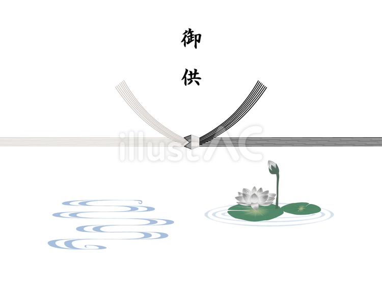 御供 熨斗 7本結び切り のし,熨斗紙,水引のイラスト素材