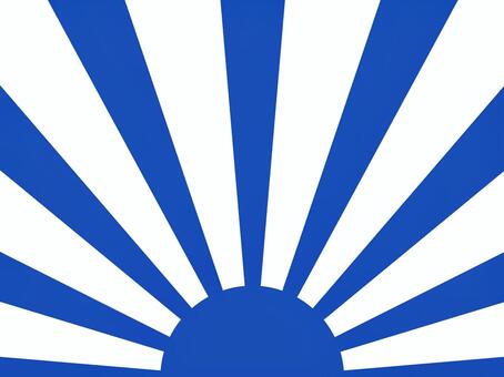 旭日・初日の出・朝日・太陽１（青） 旭日,初日の出,朝日,太陽,ご来光,曙光,旭光,朝日影,朝焼け,初日のイラスト素材