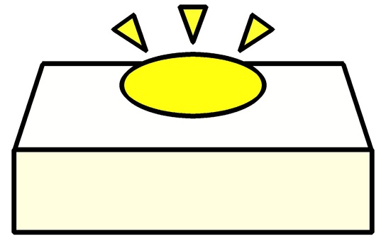 ボタンのアイコン『黄』 ボタン,スイッチ,押す,クイズ,起動,モチーフ,カラー,ゲーム,挿絵,素材のイラスト素材