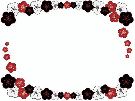 Glossy plum frame 2 red, , JPG and PNG