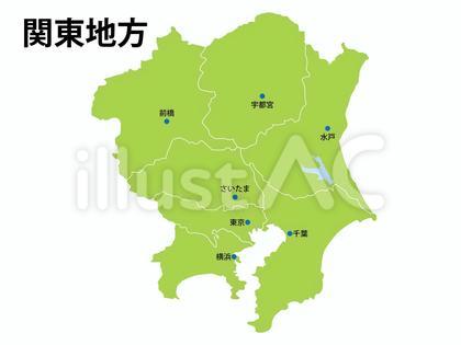 関東地方【県庁所在地あり】