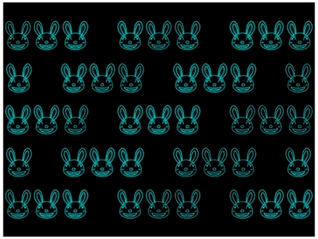 ウサギの壁紙 ウサギ,うさぎ,壁紙,背景,ポストカード,柄,パターン,ザラザラ,ノイズ,ライトブルーのイラスト素材