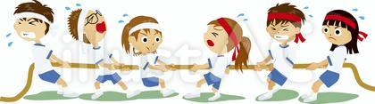 運動会 綱引き