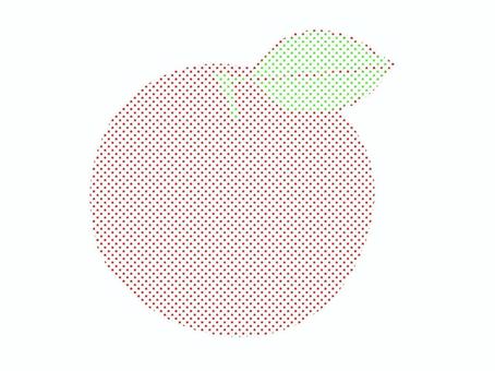 Apple star silhouette, , JPG and PNG