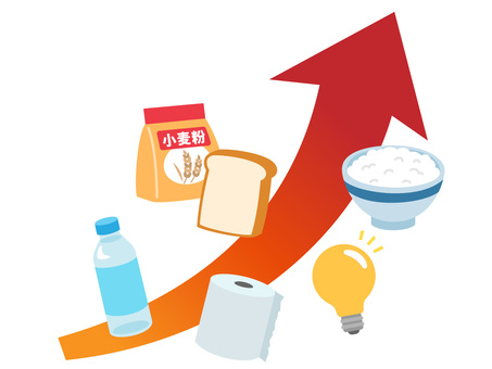 Illustration, high prices, price increase, inflation, 