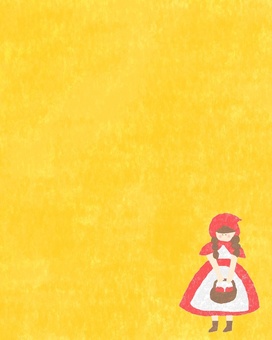 赤ずきんちゃん♪ かわいい,赤ずきん,女の子,女,女性,人,絵本,童話,昔話,りんごのイラスト素材