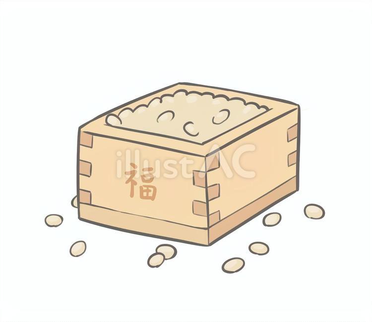 節分の豆（散らばり） 福豆,節分,豆まきのイラスト素材