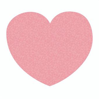 ピンク色のコルク模様のかわいいハート ハート,いいね,心,愛,マッチング,婚活,出会い系,バレンタインデー,プレゼント,贈り物のイラスト素材