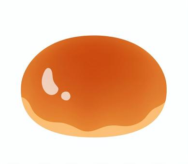 うぐいすパンのアイコン うぐいすパン,あんぱん,青えんどう豆,餡,食べ物,スィーツ,菓子パン,甘い,パン,アイコンのイラスト素材