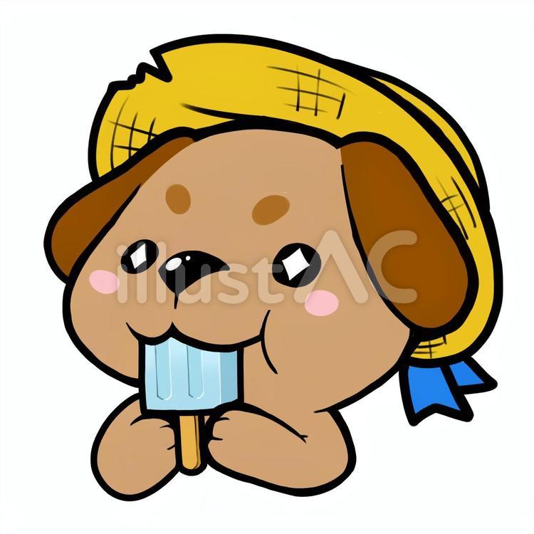 アイスと犬イラスト No 無料イラストなら イラストac