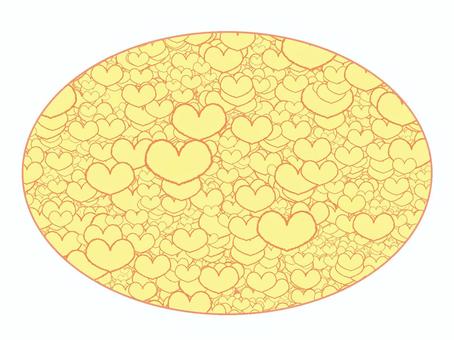 模様 模様,柄,ハート,pop調,手描き,素材,商用可,無料,フリーのイラスト素材