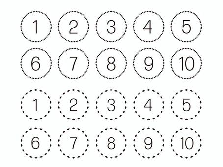 Number design 2 types set 2, JPG, PNG and AI Number design 2 types set 2, digital, design, black, JPG, PNG and AI