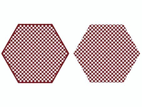 赤い市松模様の六角形フレームセット 赤い市松模様の六角形フレームセット フレーム,背景,市松模様,アイコン,チェック柄,格子,ヘキサゴン,六角形,図形,幾何学のイラスト素材