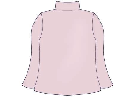 女性用ハイネックインナー 女性用,レディース,下着,肌着,インナー,衣類,ハイネック,タートルネック,長袖インナー,防寒のイラスト素材