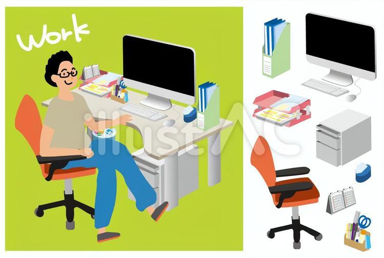 Free Vectors | desk work