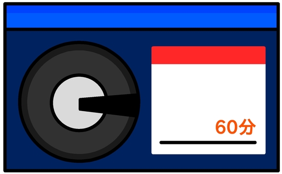 ビデオテープ ビデオテープ 電化製品,ビデオ,ビデオテープ,記録メディア,紺色,蛍光色,デフォルメ,背景透過のイラスト素材