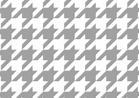 ぷっくりした白とグレーの千鳥格子パターン ぷっくり,凹凸,立体感,パターン,テクスチャ,千鳥格子,ハウンドトゥース,幾何学,繰り返し,背景のイラスト素材