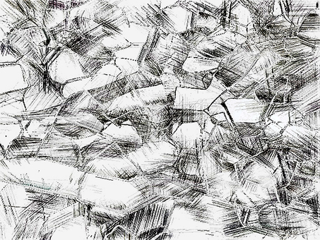 抽象的な線画風なテクスチャの背景素材 線画,抽象的,テクスチャ,画像,背景,壁紙,モノクロ,ラフ,ドローイング,スケッチのイラスト素材