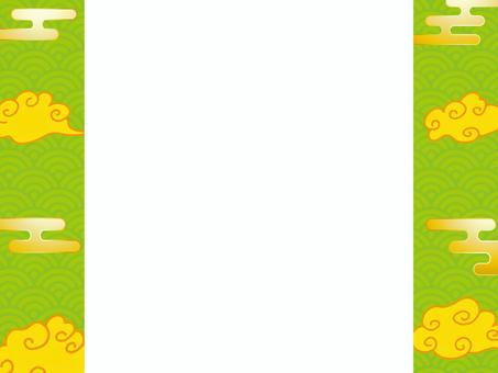 正月和風和柄年賀状