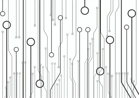 幾何学的な電子回路の背景素材 デジタル,電子回路,基盤,テクノロジー,スタイリッシュ,背景,透過のイラスト素材