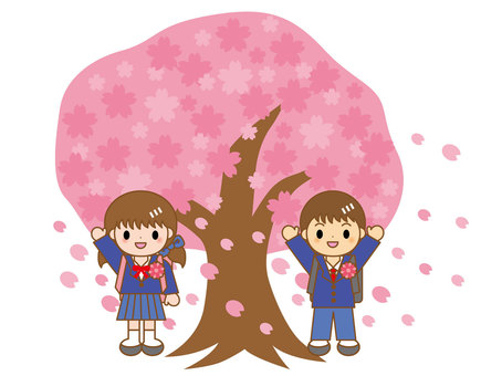 小學男女生入學典禮2, JPG, PNG 和 AI 小學男女生入學典禮2, 入學, 入學式, 男孩, JPG, PNG 和 AI