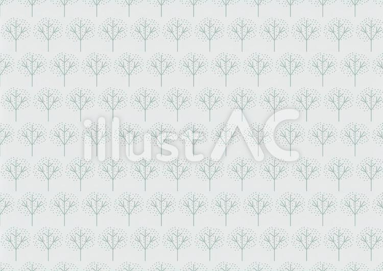 北欧風樹木ボタニカルパターン パターン,北欧,樹木のイラスト素材