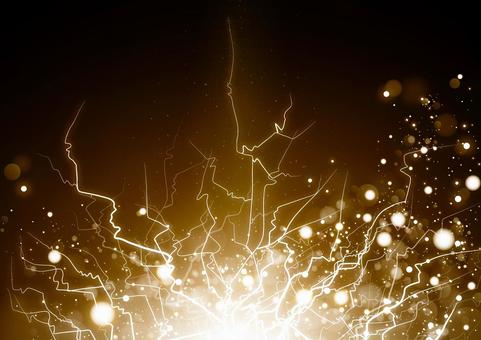 Illustration, mine, lightning, discharge, 