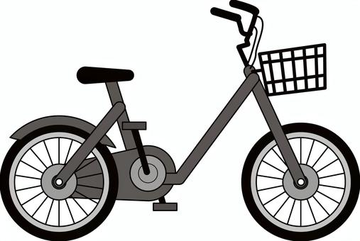 自転車　　 自転車,二輪,チャリ,ペダル,サドル,ミニ,線画,黒のイラスト素材