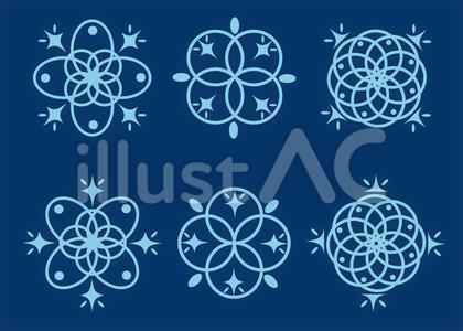 水色線画のアイコンイラスト