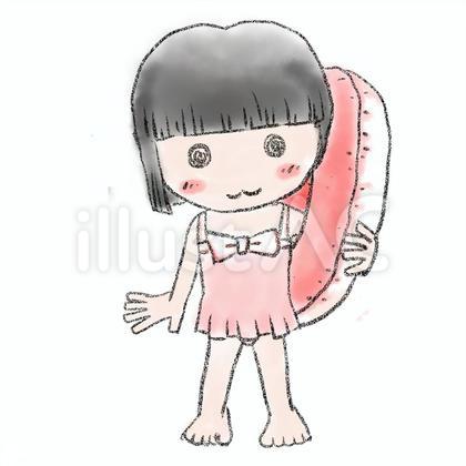 水着浮き輪 女の子