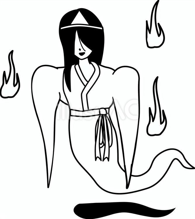 幽霊　 幽霊,お化け,怪談のイラスト素材