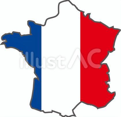 国旗柄の形(フランス)