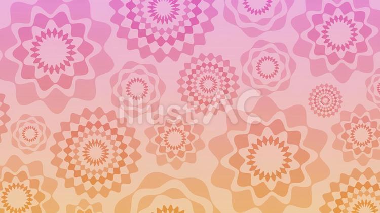 16:9★フルHDサイズの動画の背景にも 花,フラワー,植物のイラスト素材