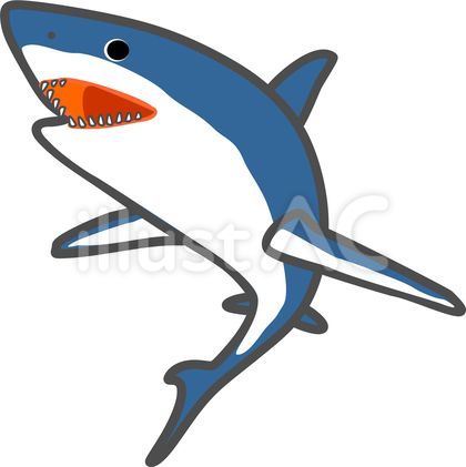 サメのイラスト