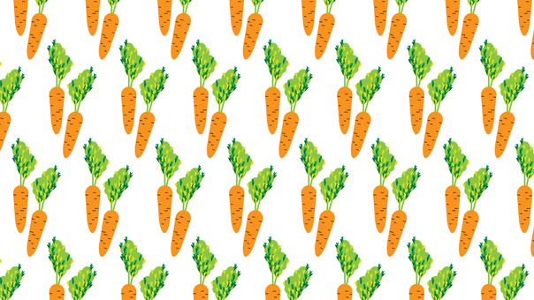 人参（横長） 人参,野菜,パターン柄,１６：９,橙色,緑,ナチュラル,シンプルのイラスト素材