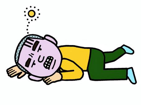 体調不良 体調不良,貧血,病気,鬱,目まい,人物,男の子,少年,イラストのイラスト素材