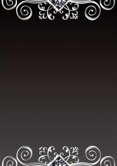 黒背景（シルバー） 黒,シルバー,背景,オシャレ,カッコいいのイラスト素材