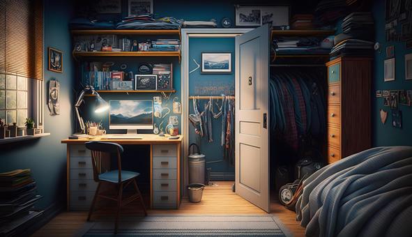 10代の子供の部屋 100 AI画像 10代の子供の部屋 100 AI画像 10代,子供,部屋のイラスト素材