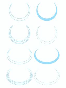 Illustration, round, interrupted, label, 