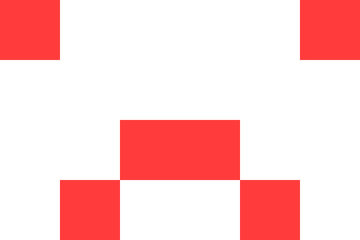 ドット絵絵文字(怒2) 絵文字,顔,表情,ドット絵,ピクセルアート,8bit,感情,怒る,怒り,不満のイラスト素材