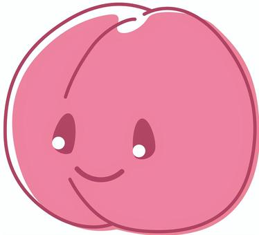 Peach 03-with face, JPG, PNG and AI Peach 03-with face, , JPG, PNG and AI