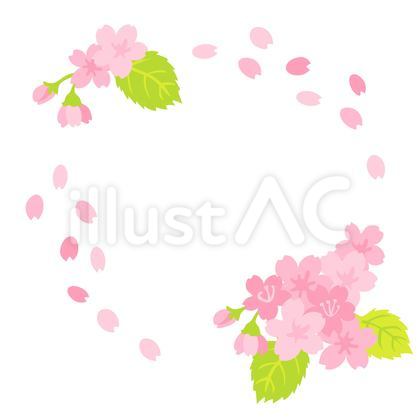 桜の花のフレーム