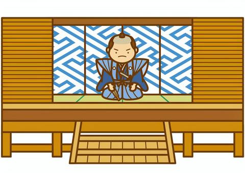 お裁き-4c お裁き-4c お裁き,お白州,奉行所,奉行,裁判,江戸,時代劇,仕事,職業,武士のイラスト素材