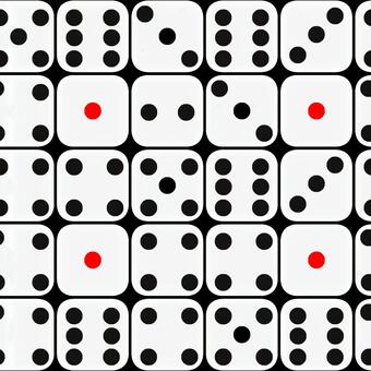 サイコロのタイルテクスチャ サイコロ,おもちゃ,ホビー,遊び,双六,道具,物,テクスチャ,3ｄ,ｃｇのイラスト素材