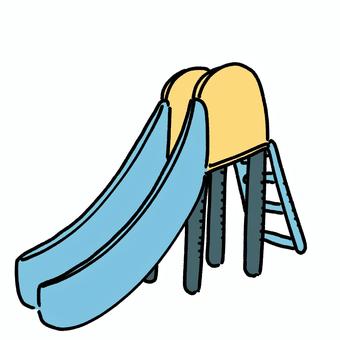 滑り台 滑り台,遊具,公園,遊び場,子ども,楽しい,遊ぶのイラスト素材