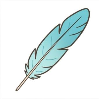 青い羽根