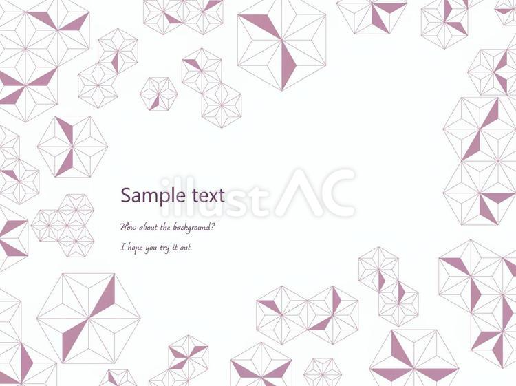 Free Vectors | Geometric hemp leaf pattern with color