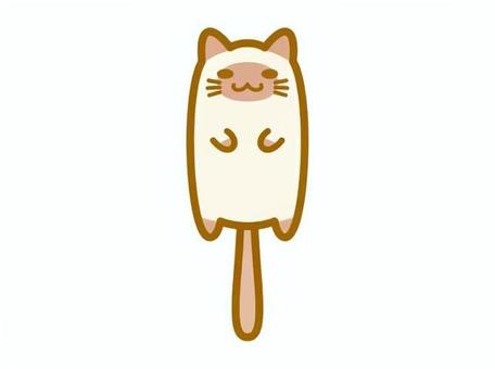 長い猫　シャムネコ シャムネコ,猫,動物,生き物,獣のイラスト素材